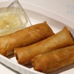 lumpiang togue made with mung bean sprout & other veggies at today's delight