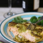salmon with lime, cilantro and jalapeno is Today's Delight