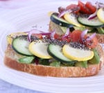 Veggie sandwich with chia seeds recipe is Today's Delight