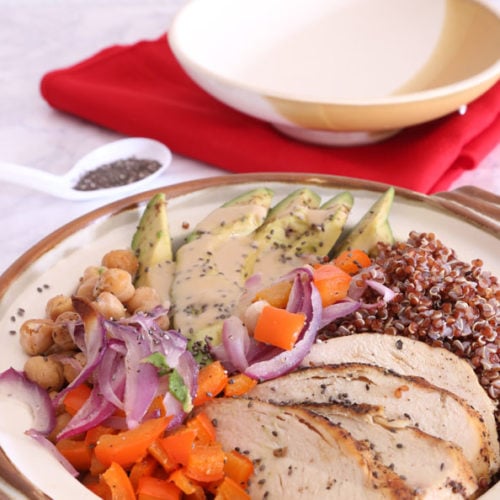 Make this healthy and nutritious quinoa buddha bowl for lunch or dinner. Today's Delight